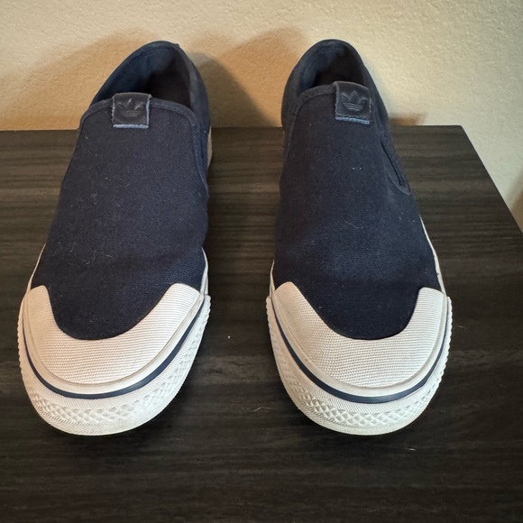 adidas Shoes - Adidas Nizza Navy slip on sneakers